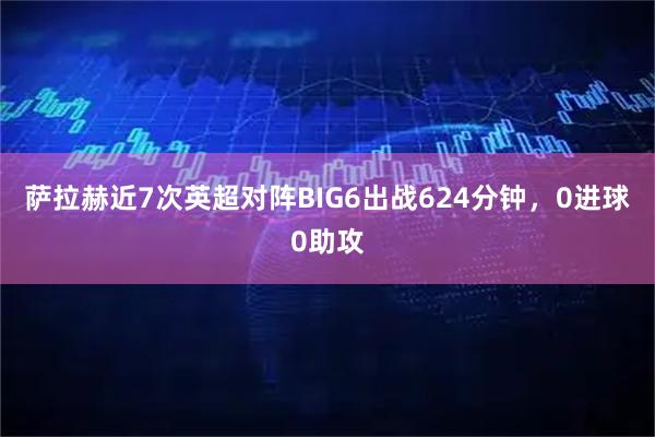 萨拉赫近7次英超对阵BIG6出战624分钟，0进球0助攻